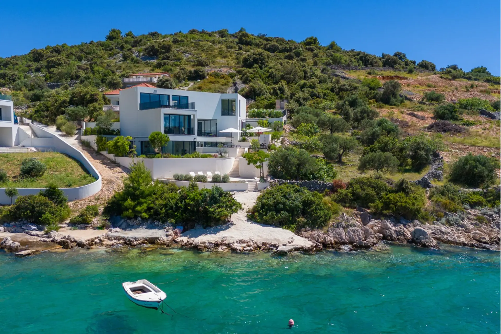 beachfront villa