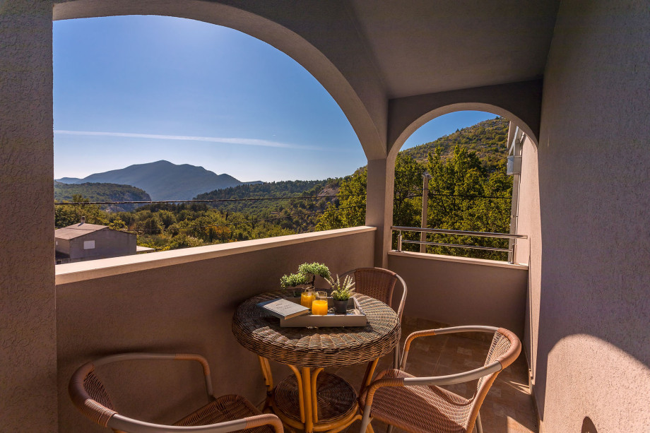 There are 4 balconies for your use