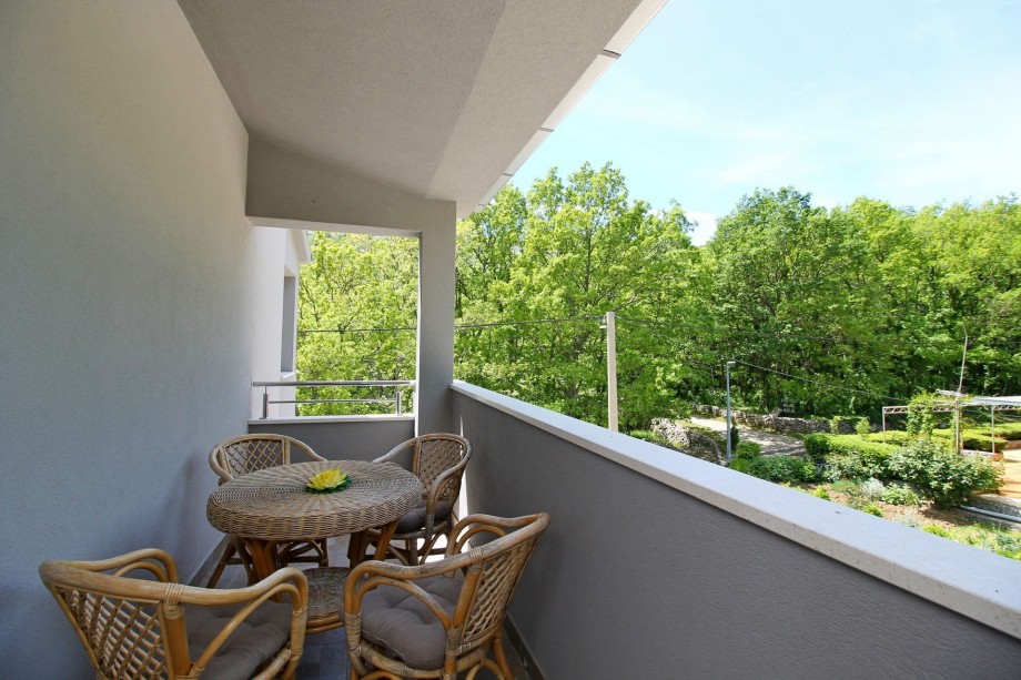 There are 4 balconies for your use