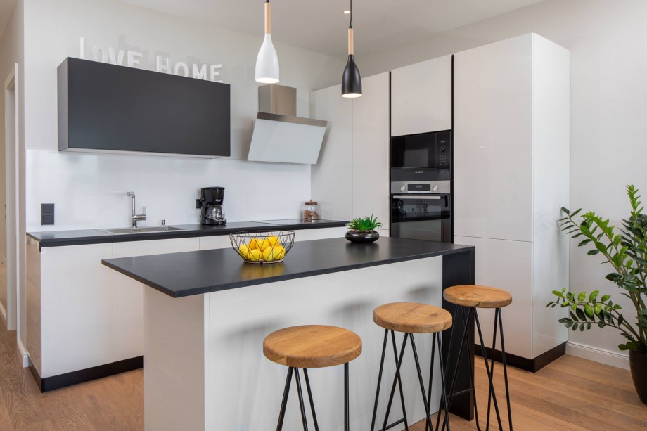 Fully equipped kitchen on the 1st floor