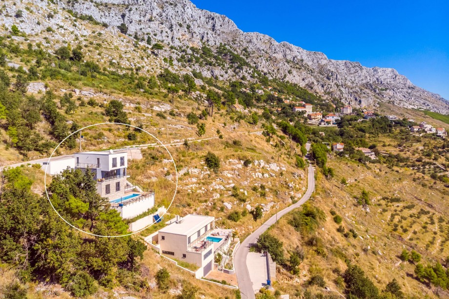 You can walk in the old part of the place Lokva Rogoznica in the mountain