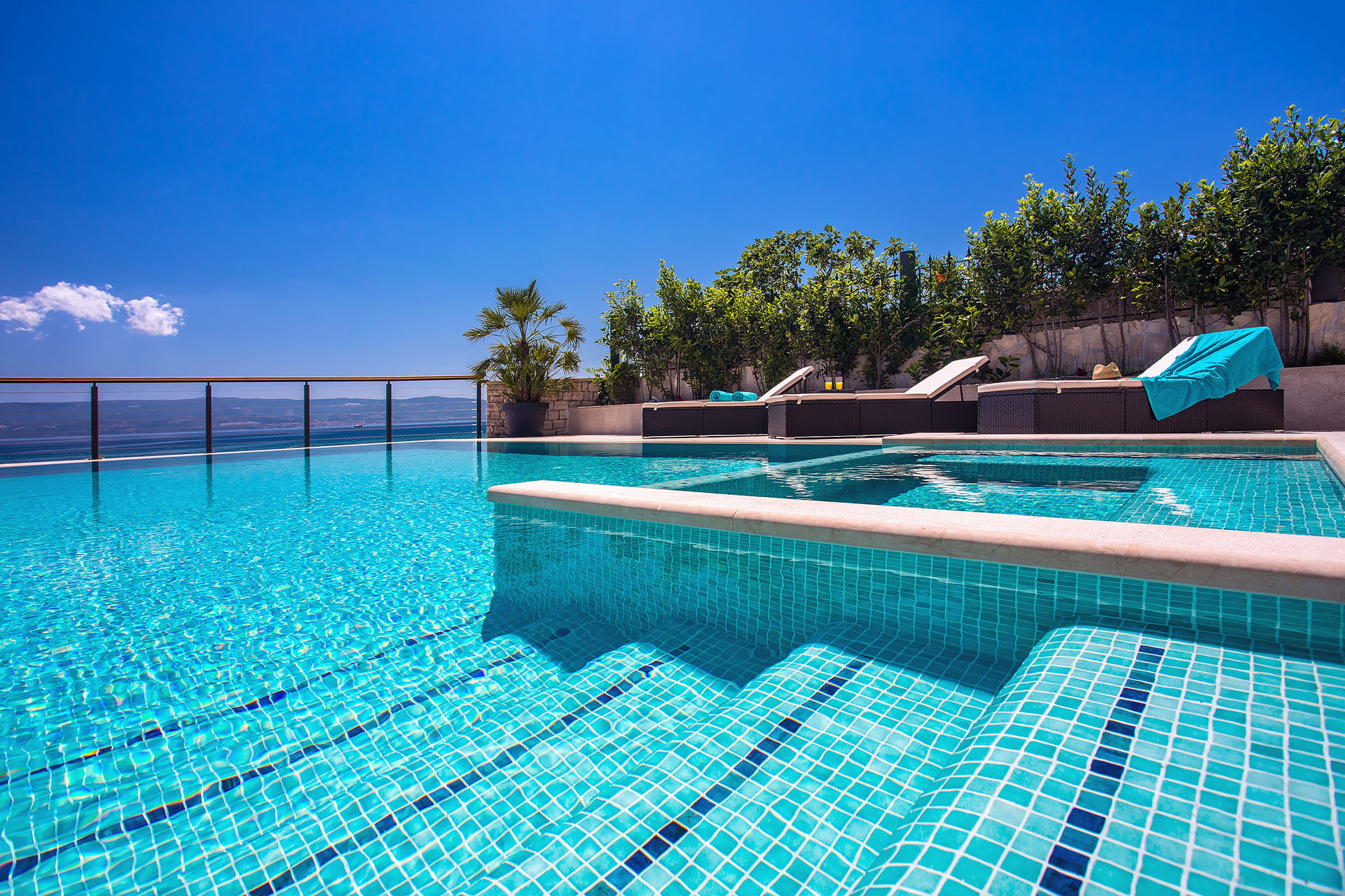 NEW! Beachfront Villa Draga with 32sqm private, heated pool, 4 bedrooms ...