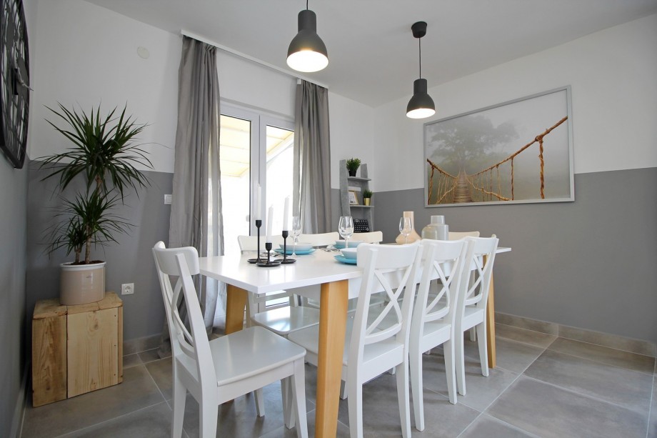 Modern and comfortable kitchen with amazing landscape views on local hills