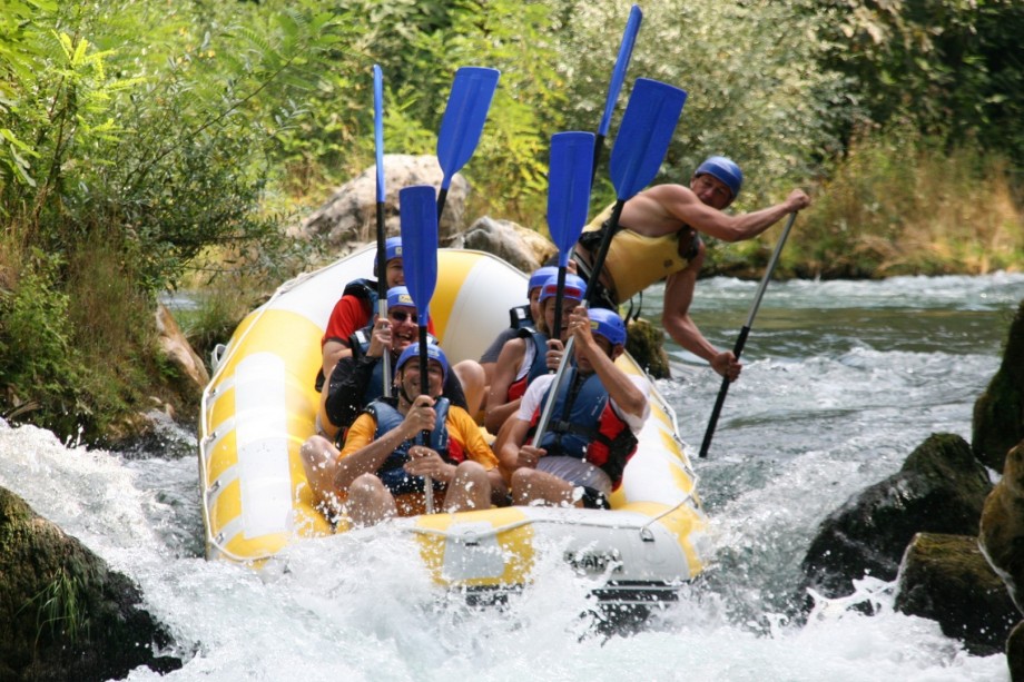 Rafting on Cetina River - here you can enjoy in much activities
