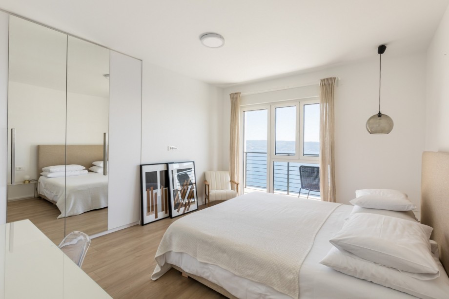 Bedroom No.1 on 1st floor with double bed and en-suite bathroom