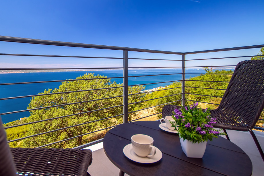 Terrace and amazing view from bedroom No.1