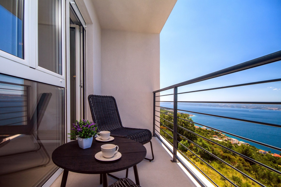 Terrace and amazing view from bedroom No.1