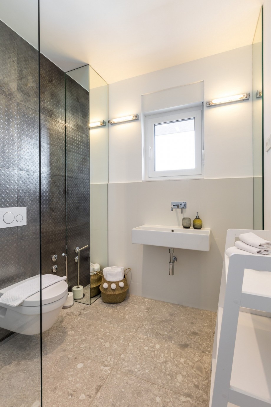 Family bathroom No.2 with shower, bedroom No.2