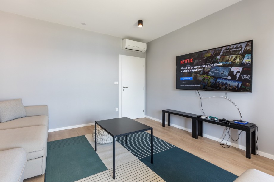 Bedroom No.5 / playroom on the ground floor with sofa beds for 2 person