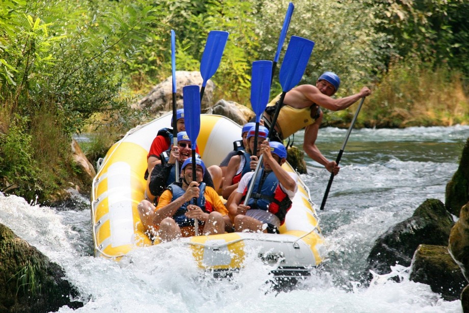 Cetina river (4km) where you can enjoy in many activities like Zip-line or rafting