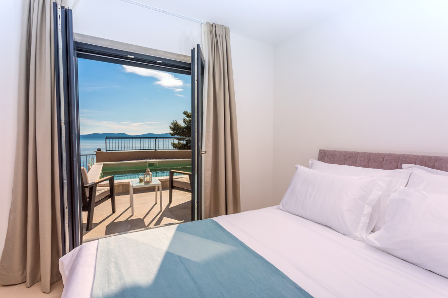 Bedroom No.4 has direct approach to the pool area