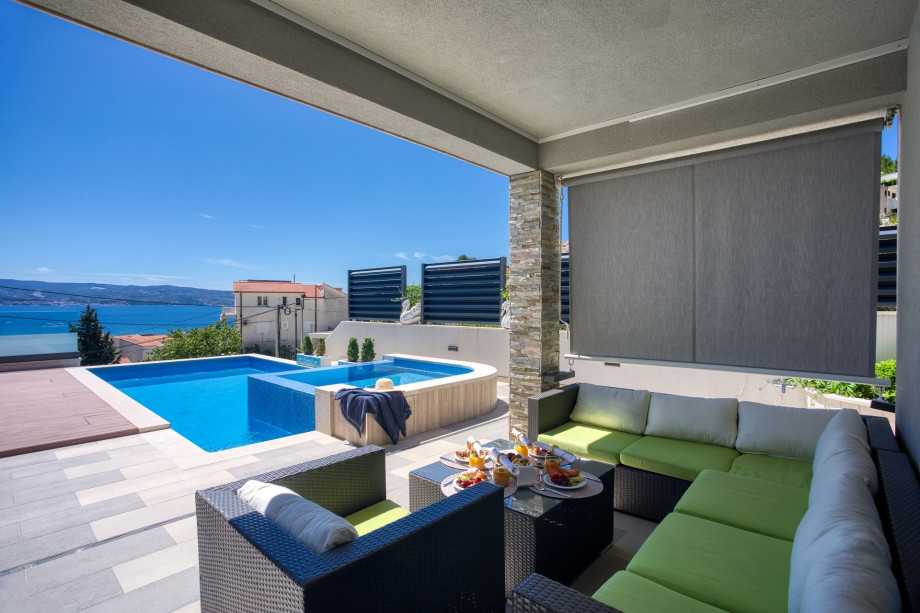 Lounge area in front of the living room