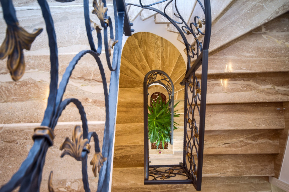 Steps from the bedrooms to the pool table room