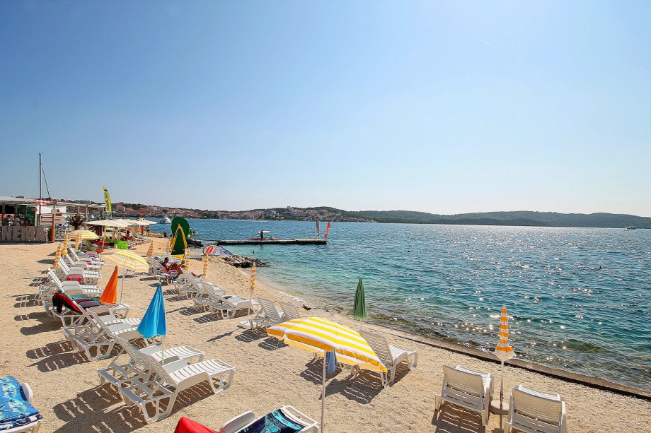 Beautiful pebble beach near the villa, 100m far