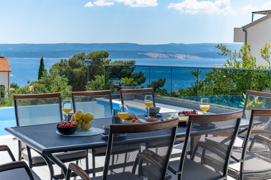 Open sea and island view from every corner of the property