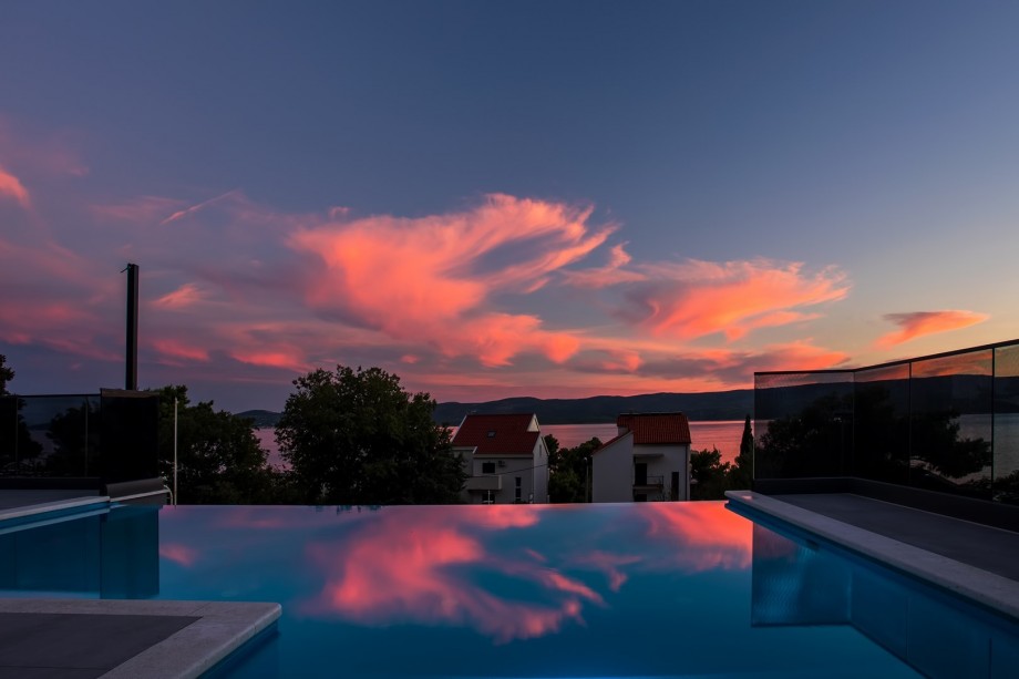 Enjoy the amazing sunset from the pool area