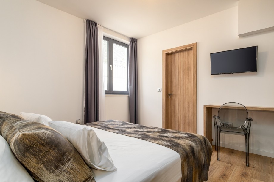 Bedroom No1 also offers a TV, and an A/C