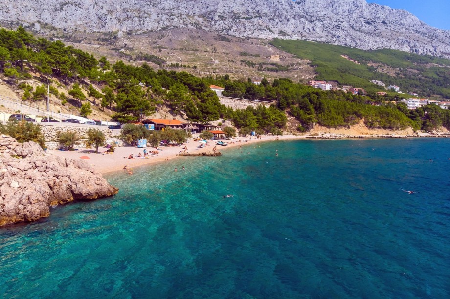 The nearest amazing pebble beach is only 1 km far from the villa