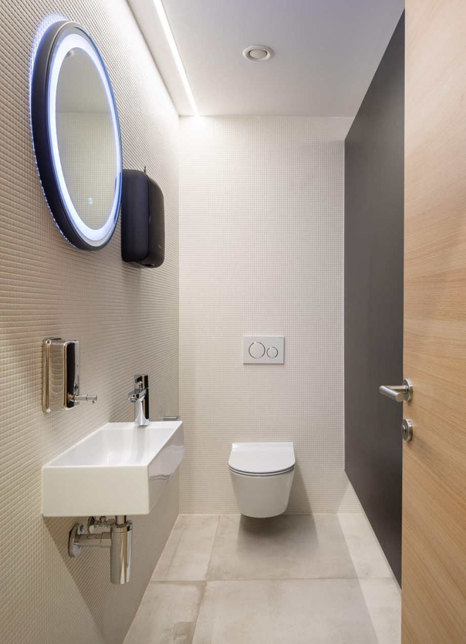 There are two separate toilets