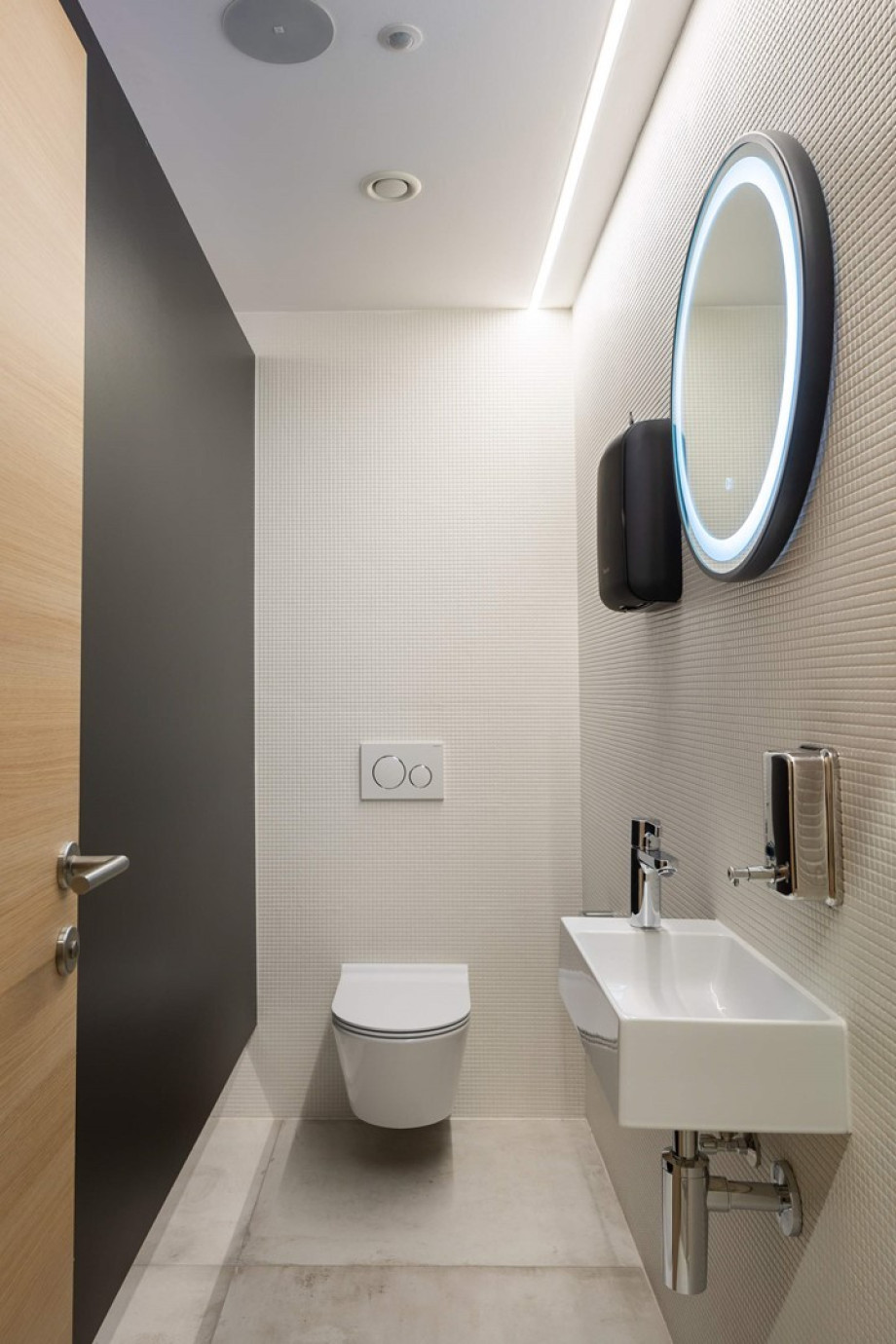 There are two separate toilets