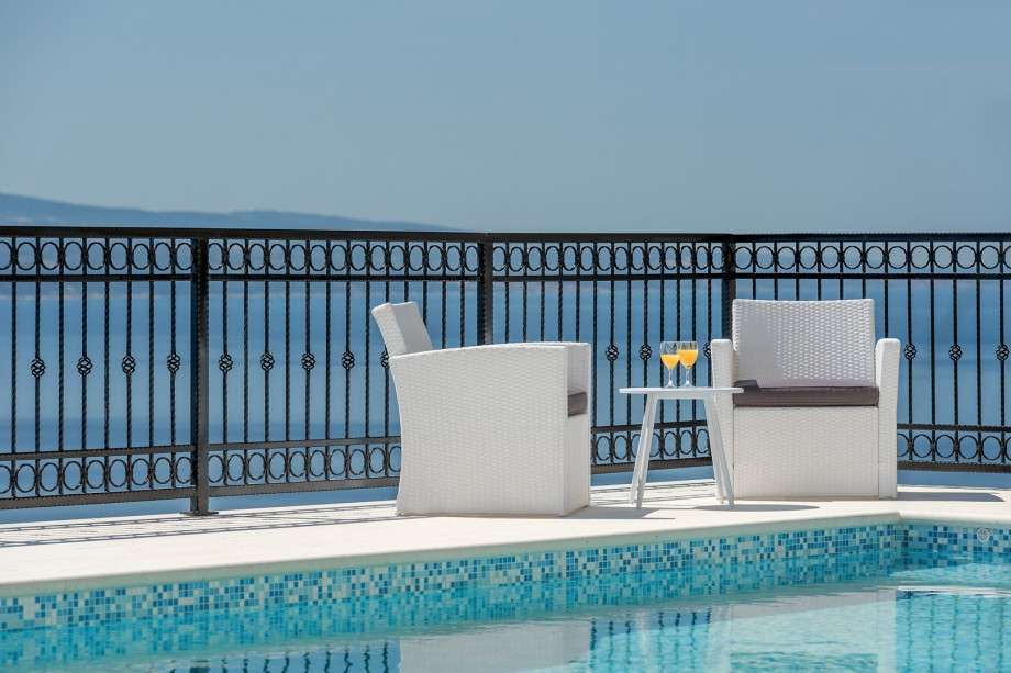 breathtaking and panoramic sea views from every corner of the 360 sqm property.