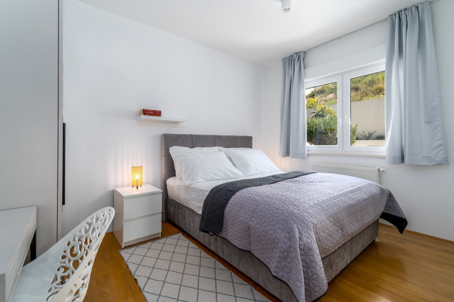 Bedroom No1  with a double bed 160cm x 200cm