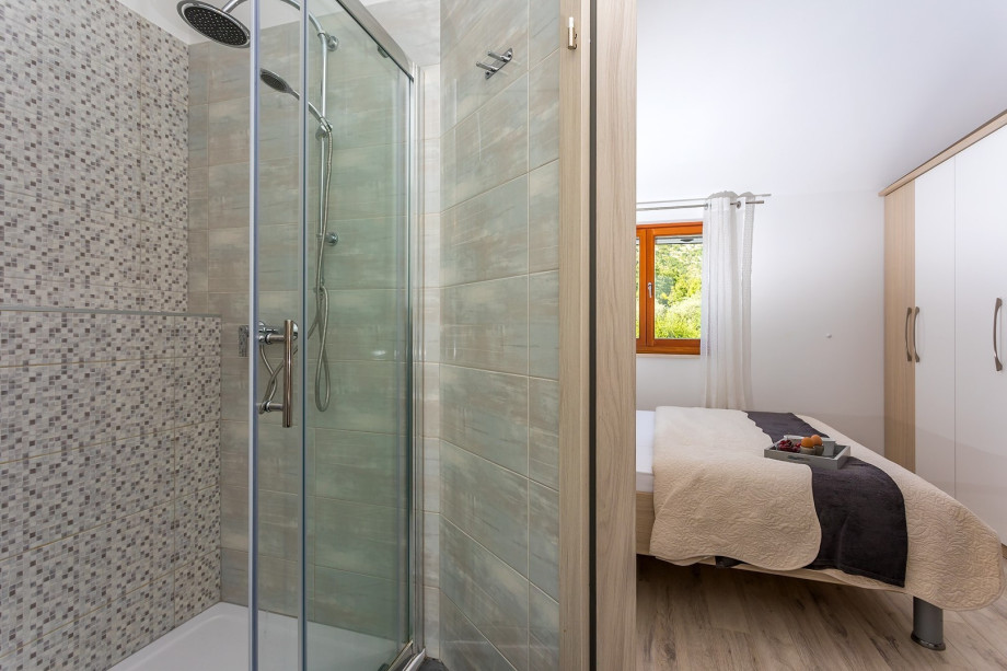 En-suite  bathroom with shower