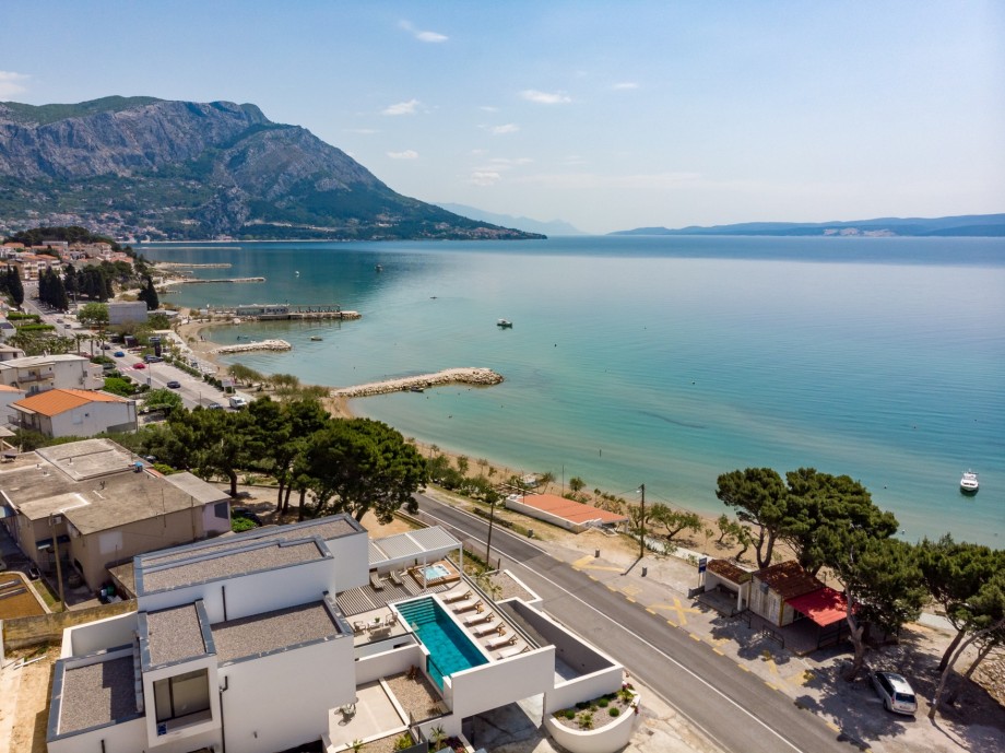 Villa BAVA is positioned above the coastal road in Duće within walking distance of restaurants (50m), bars, mini markets