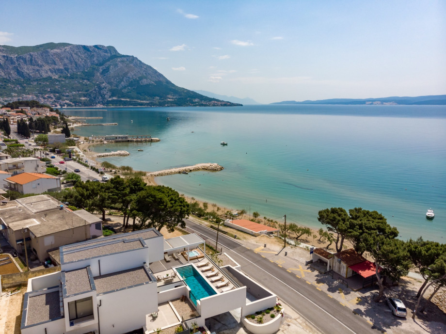 Villa BAVA is positioned above the coastal road in Duće within walking distance of restaurants (50m), bars, mini markets