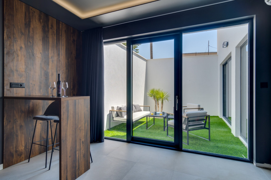 There is also a Media room with a sofa (which can convert into a sofa bed)