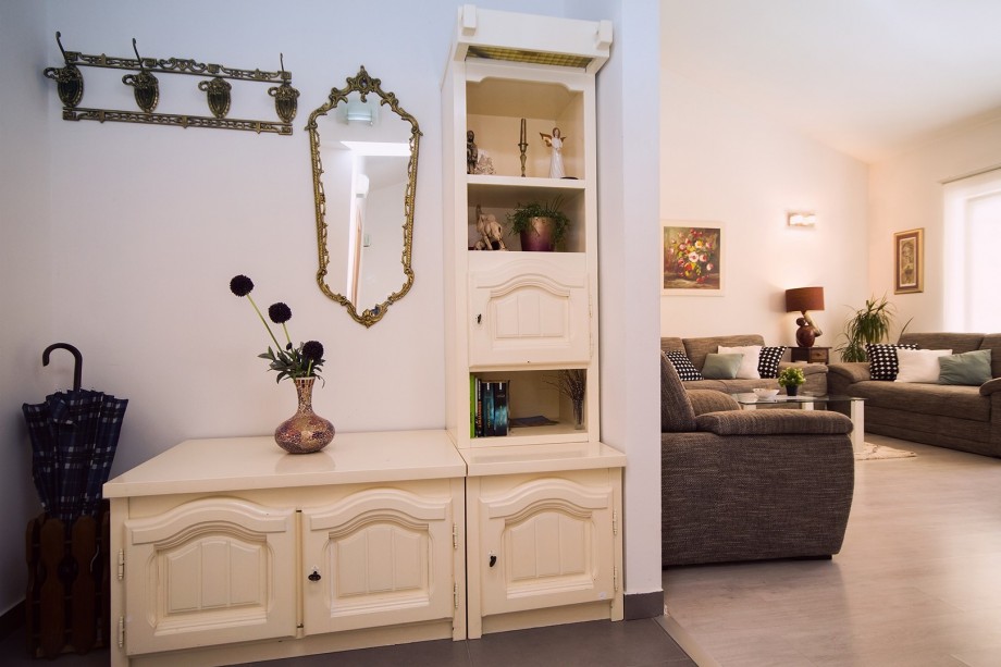 Entrance to the living area