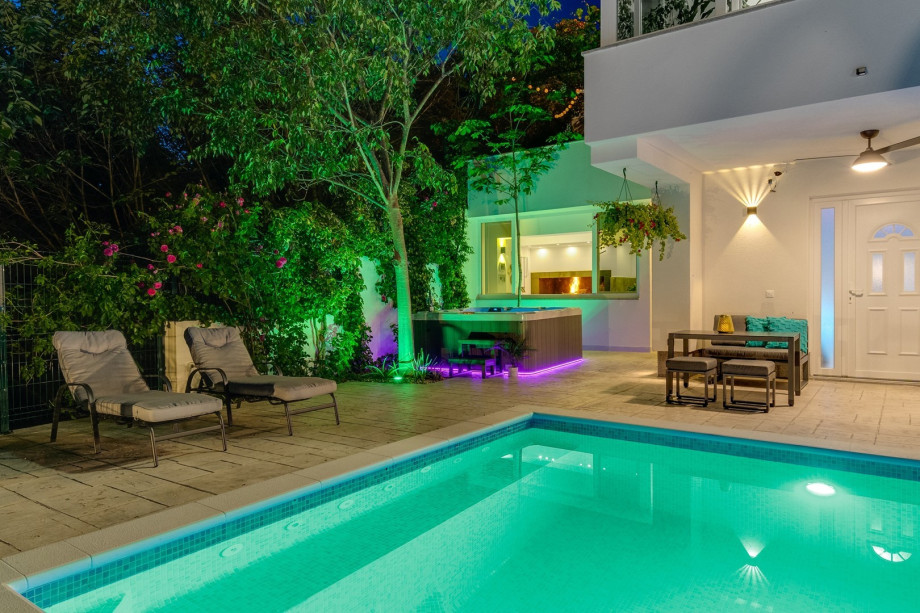 It is fully fenced with outdoor surveillance system