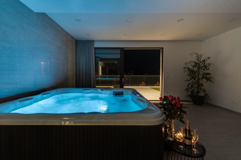 A relaxing zone for your soul and body with indoor Whirlpool