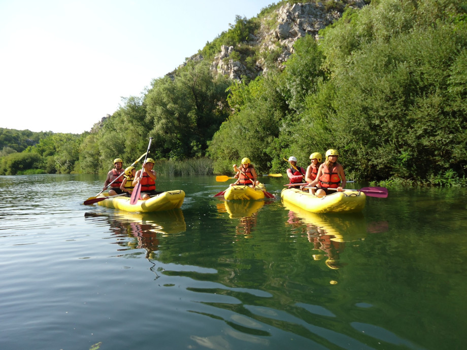 Rafting on the river Cetina, must try this!! :)