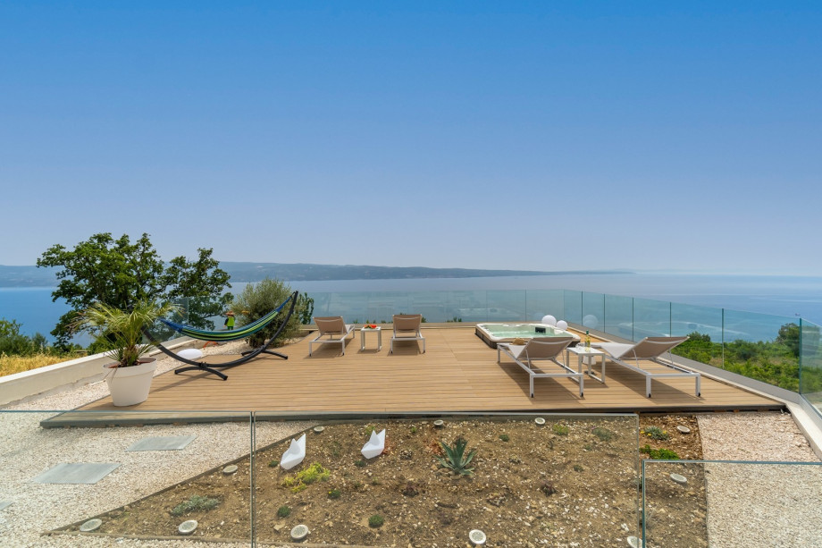 Located at the top of the KRUG street overviewing the village and the coast