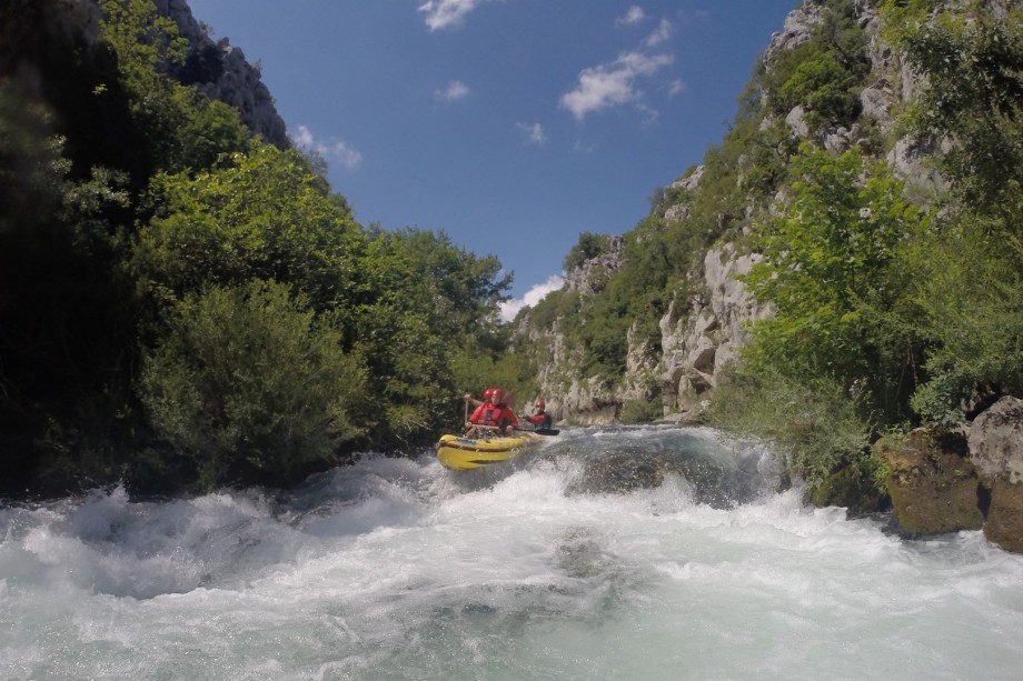 There are two courses, the standard one (easier one suitable for kids from 8y) and the challenging one for those who are a bit adventurous