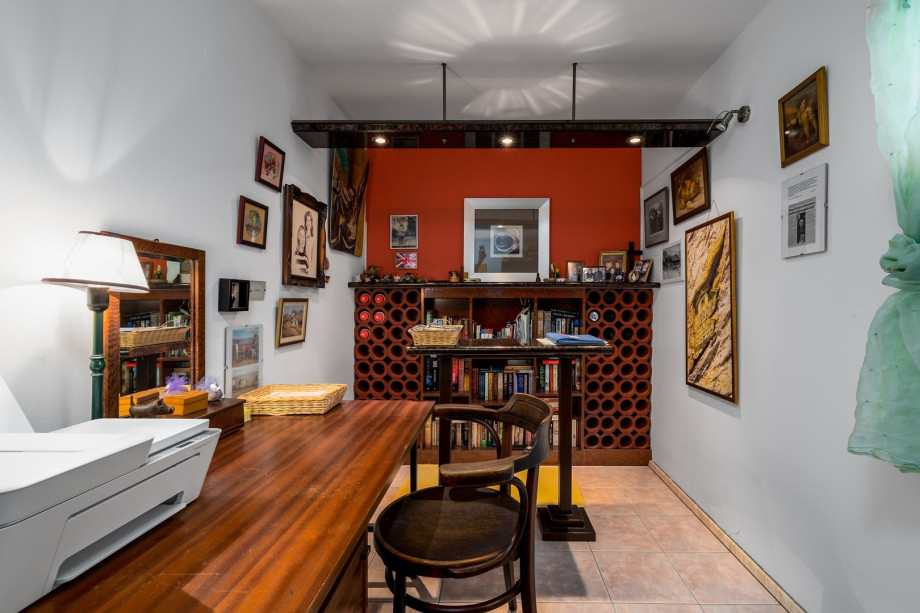 A library with some books for reading