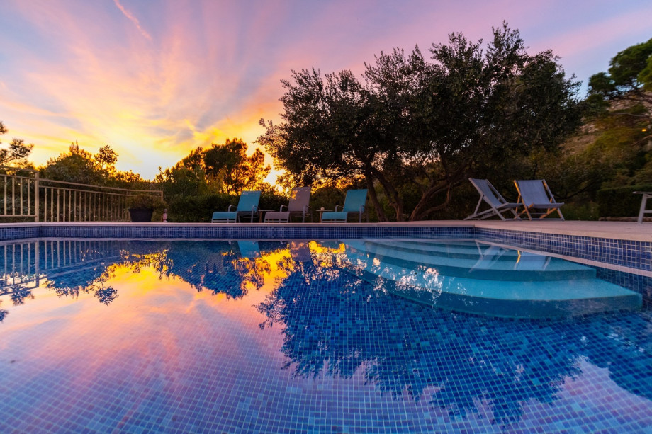 Enjoy evenings at a very comfortable pool area