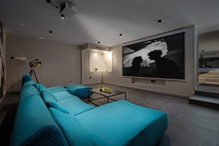 On the lower ground floor is also a Cinema room (32sqm)