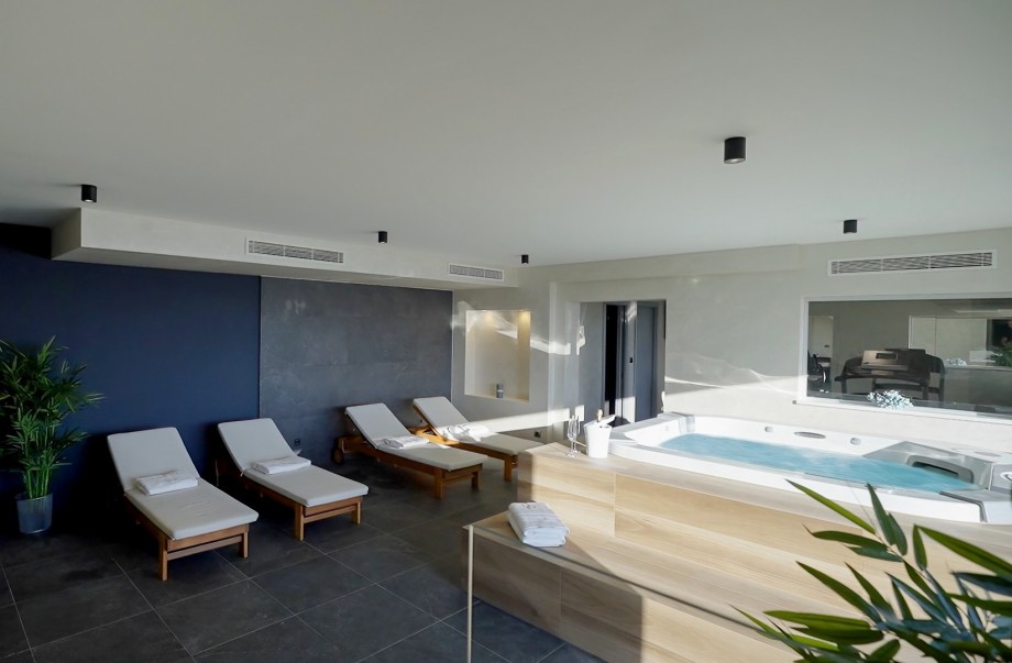 The Wellness and Gym area is quite spacious and perfectly equipped to keep you fit