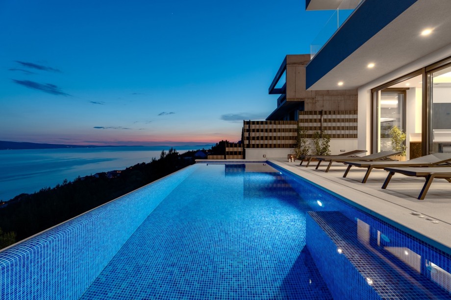 Villa Admira Maria, where you can witness the most beautiful sunsets from the private infinity pool.