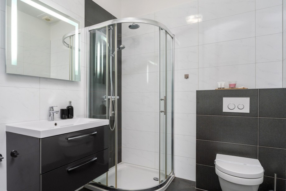 Ensuite Bathroom with shower (Bedroom No5)
