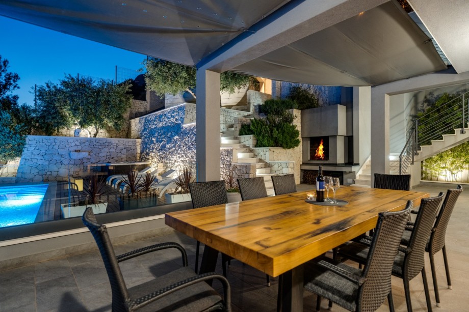 Villa Hrid is a very spacious accommodation that is perfect for bigger families or groups