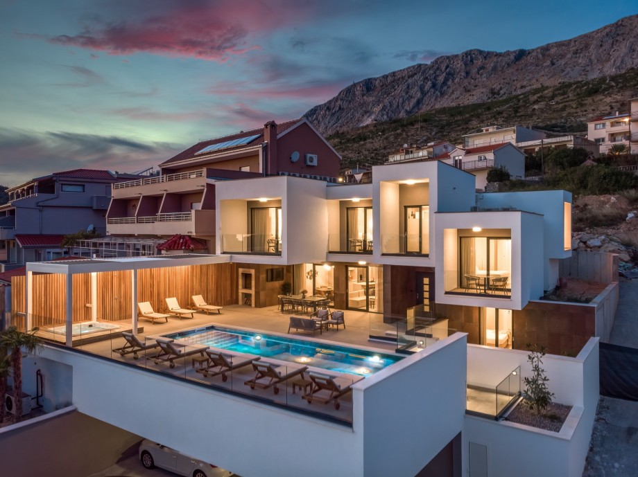 The whole property is fully fenced, and there are 4 parking places