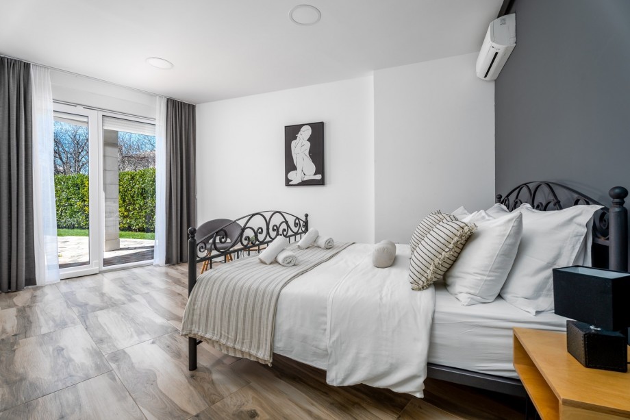 Bedroom No1 with double bed and ensuite bathroom