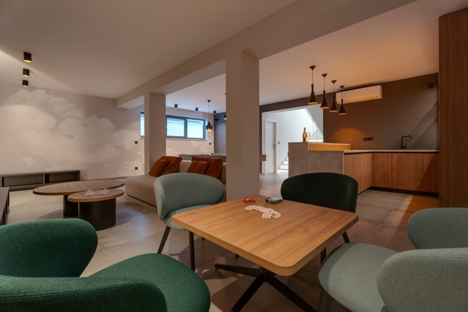 Luxury 5-bedroom villa with heated pool, billiard, cinema room, sea views