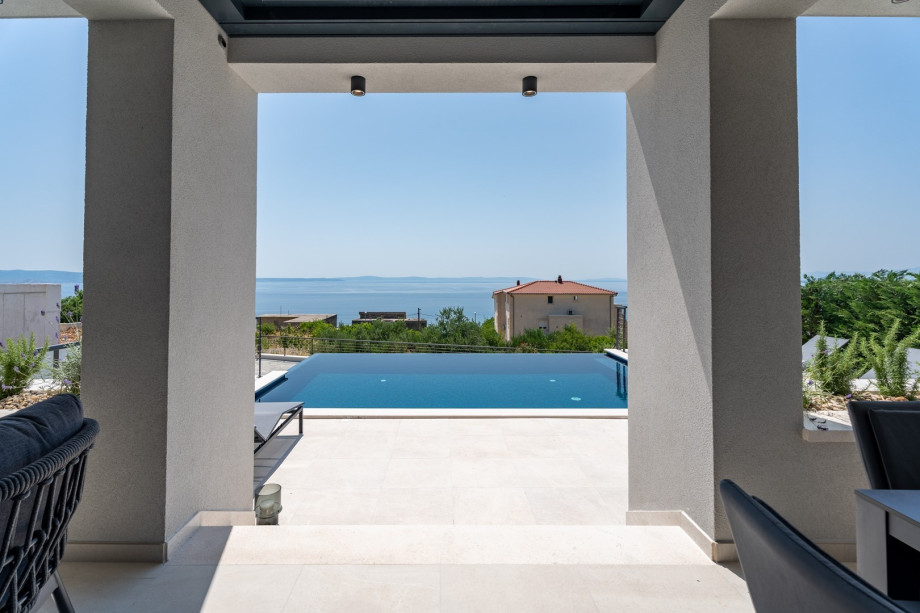 There is a secured parking place on a private plot for 3 cars and a car is recommended.