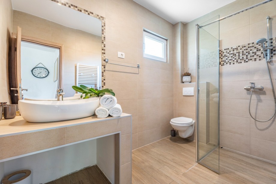 Family bathroom with shower