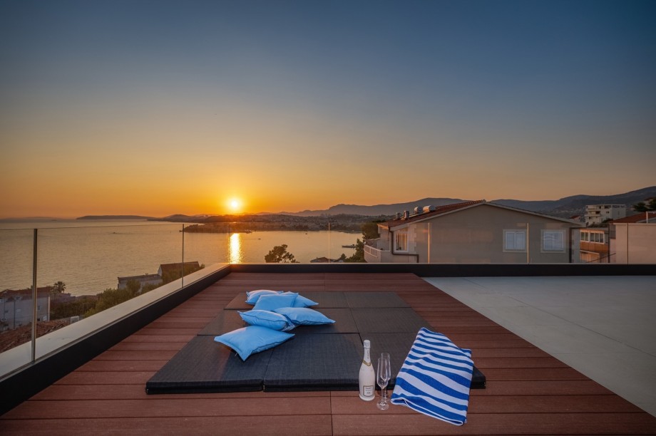 Relax and enjoy a glass of wine on hot summer evenings