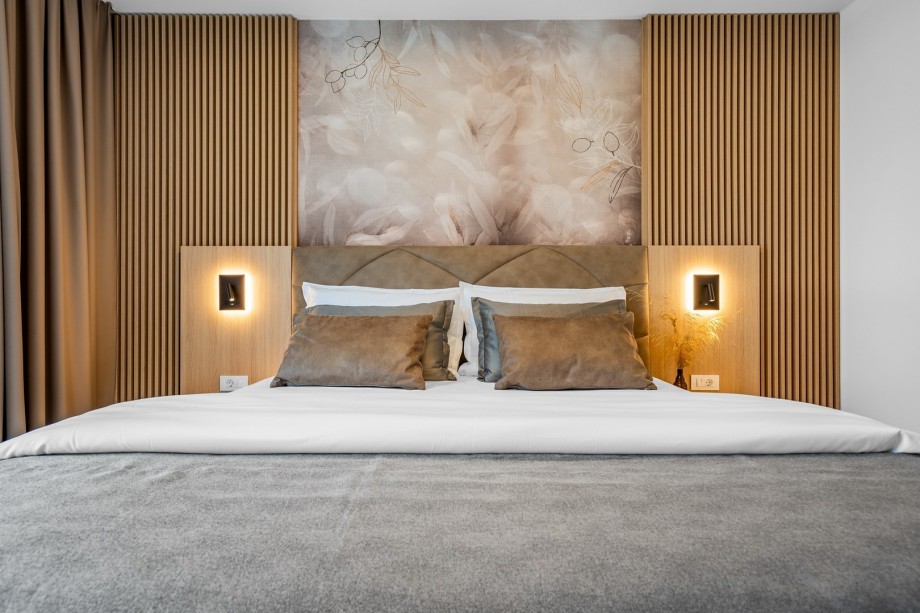 Air-conditioner, and glass doors toward the outdoor dining area